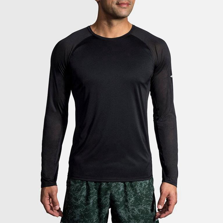 Brooks Stealth Hardloopshirts Met Lange voor Heren Grijs (UEXJM-0697)